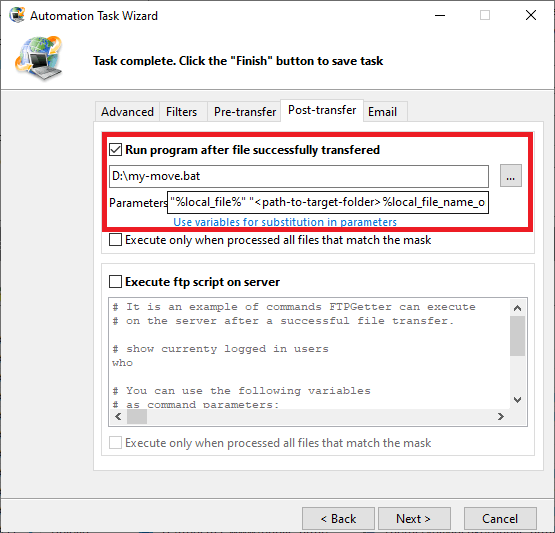 Bat-file to move file on local pc