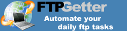 FTPGetterは自動FTPマネージャーおよびスケジューラです