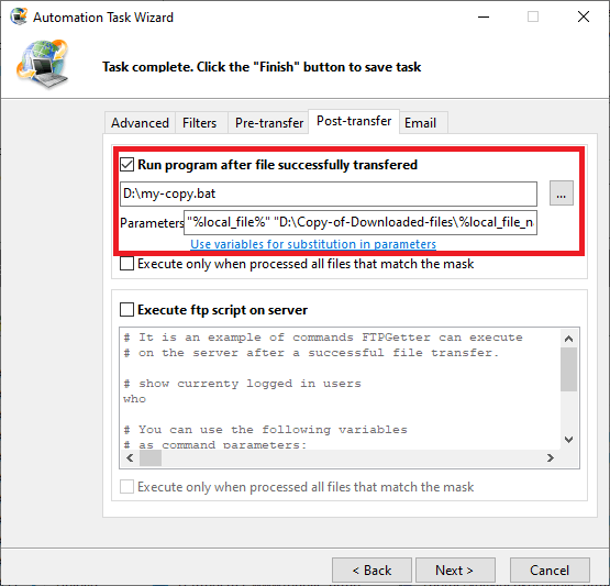 Bat-file to copy file on local pc
