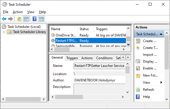 Task Scheduler task